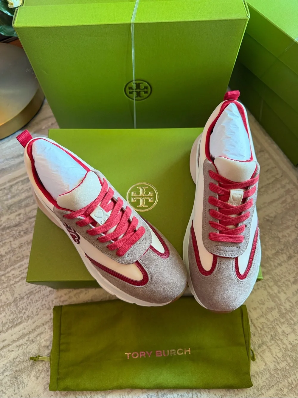 Tory Burch Good Luck Trainer Sneakers